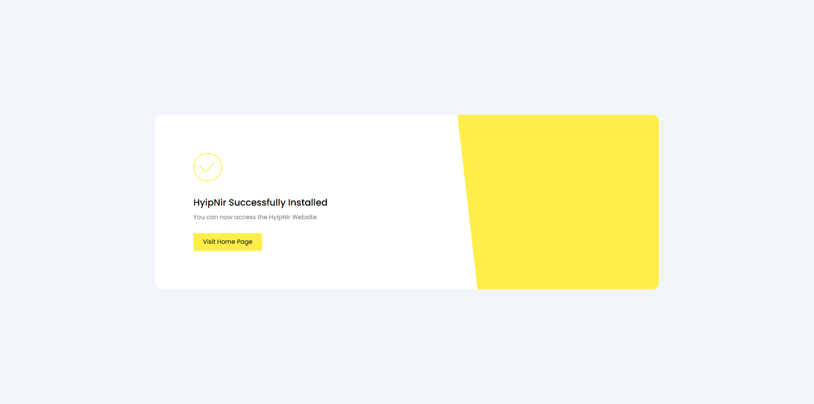 Installation complete